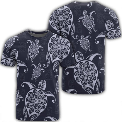 Hawaiian Turtle Pattern Wonderfull T-Shirt - AH