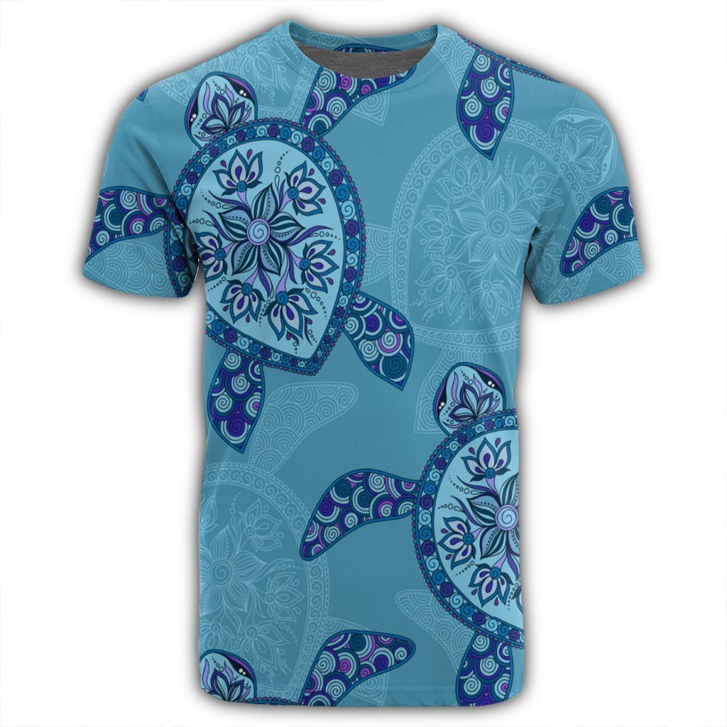 Hawaiian Turtle Plumeria T-Shirt - AH