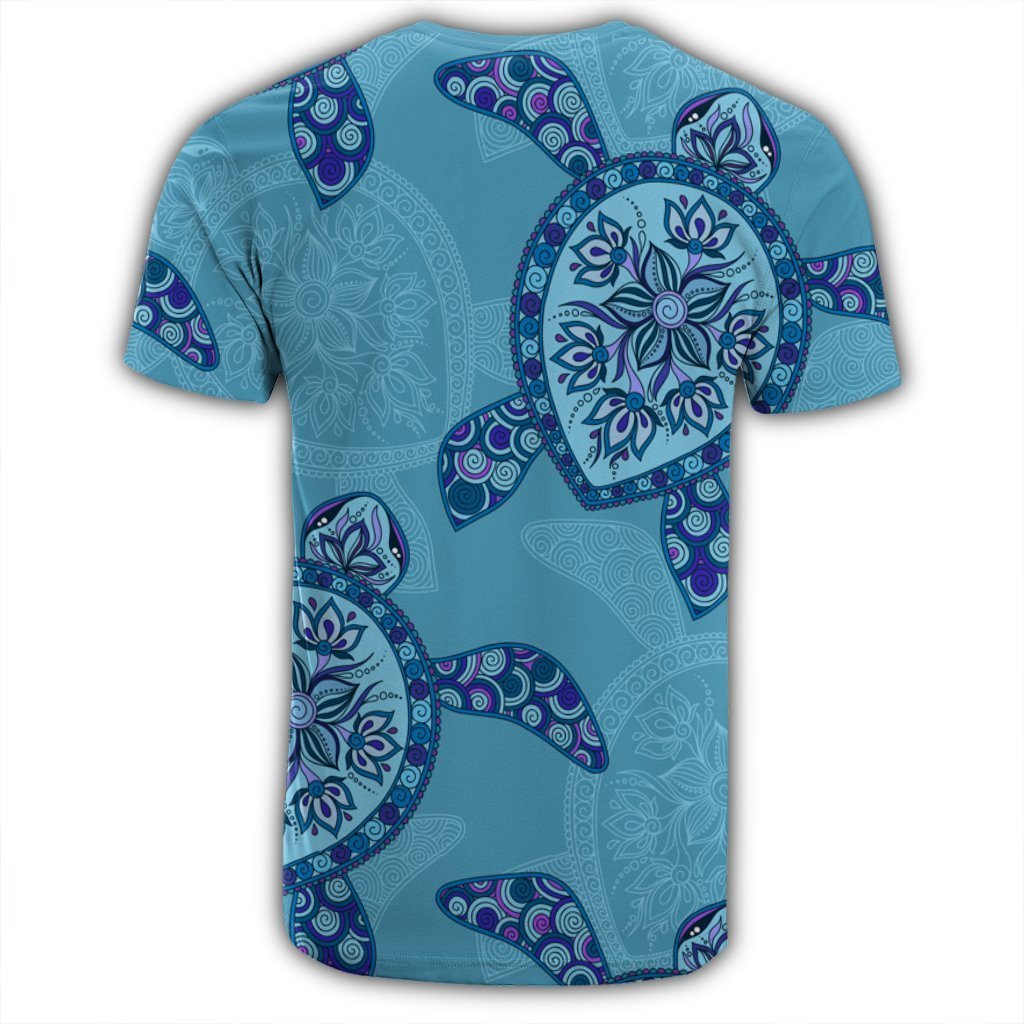 Hawaiian Turtle Plumeria T-Shirt - AH