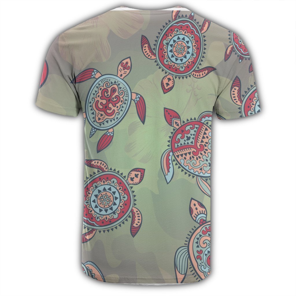 Hawaiian Turtle Polynesian T-Shirt - AH