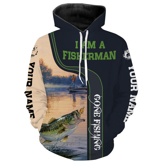 I am a fisherman full printing custom name personalized shirts Hoodie