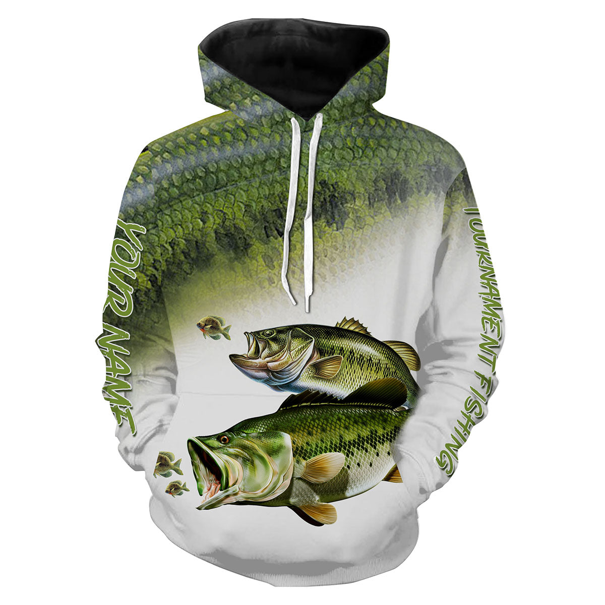 Bass tournament fishing customize name all over print shirts personalized gift FSA39 Hoodie