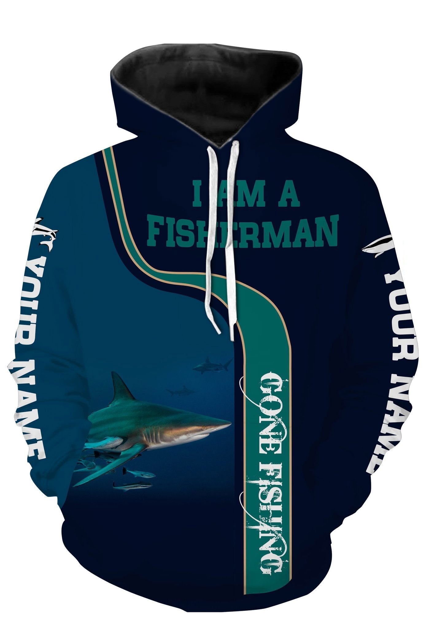 I Am A Fisherman Blacktip Shark Full Printing Shirt And Hoodie  Hoodie Hoodie