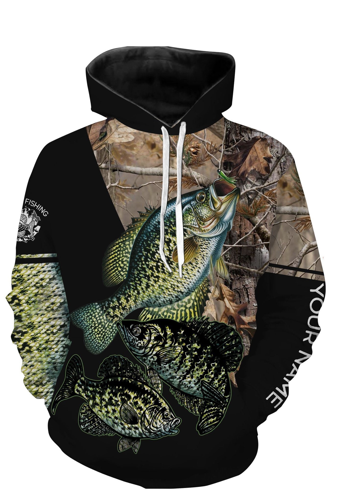 Crappie fishing shirts personalized custom fishing shirts PQB5 Hoodie