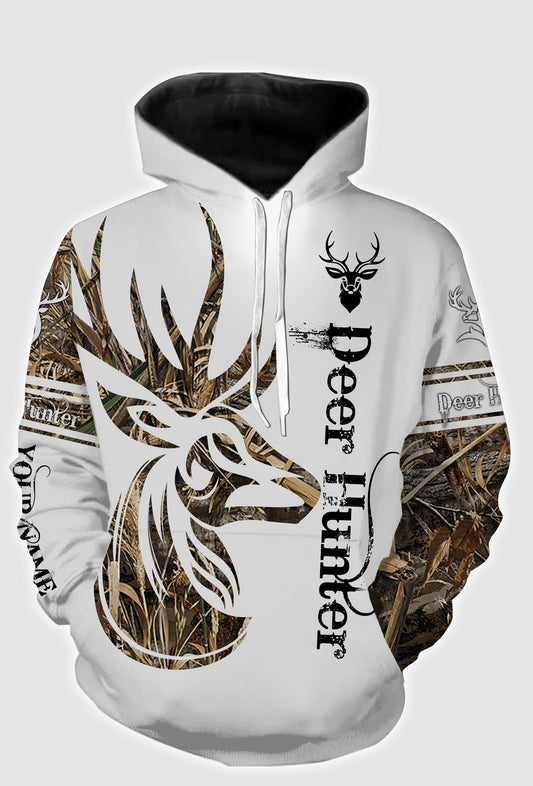 Tattoo camo deer hunter full printing customize shirt Hoodie