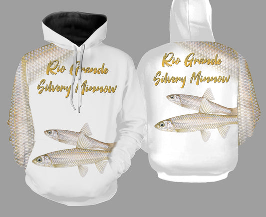 Rio Grande Silvery Minnow Fishing Full Printing Hoodie Hoodie