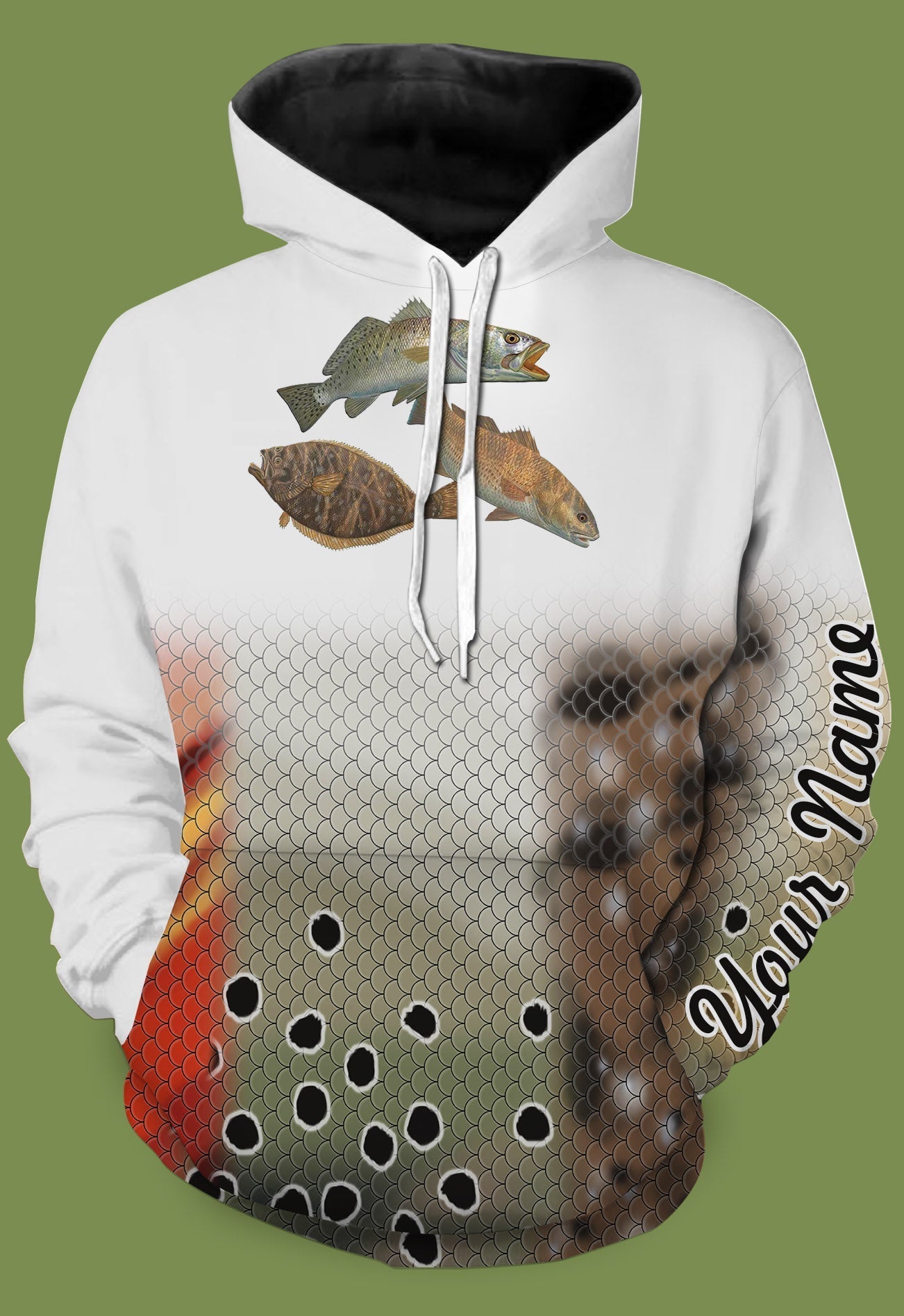 Personalized Louisiana Texas slam fishing 3D full printing shirt for adult and kid - TATS25 Hoodie