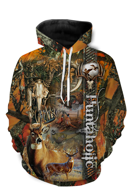 Bowhunting deer camo 3d all over printed shirts Hoodie