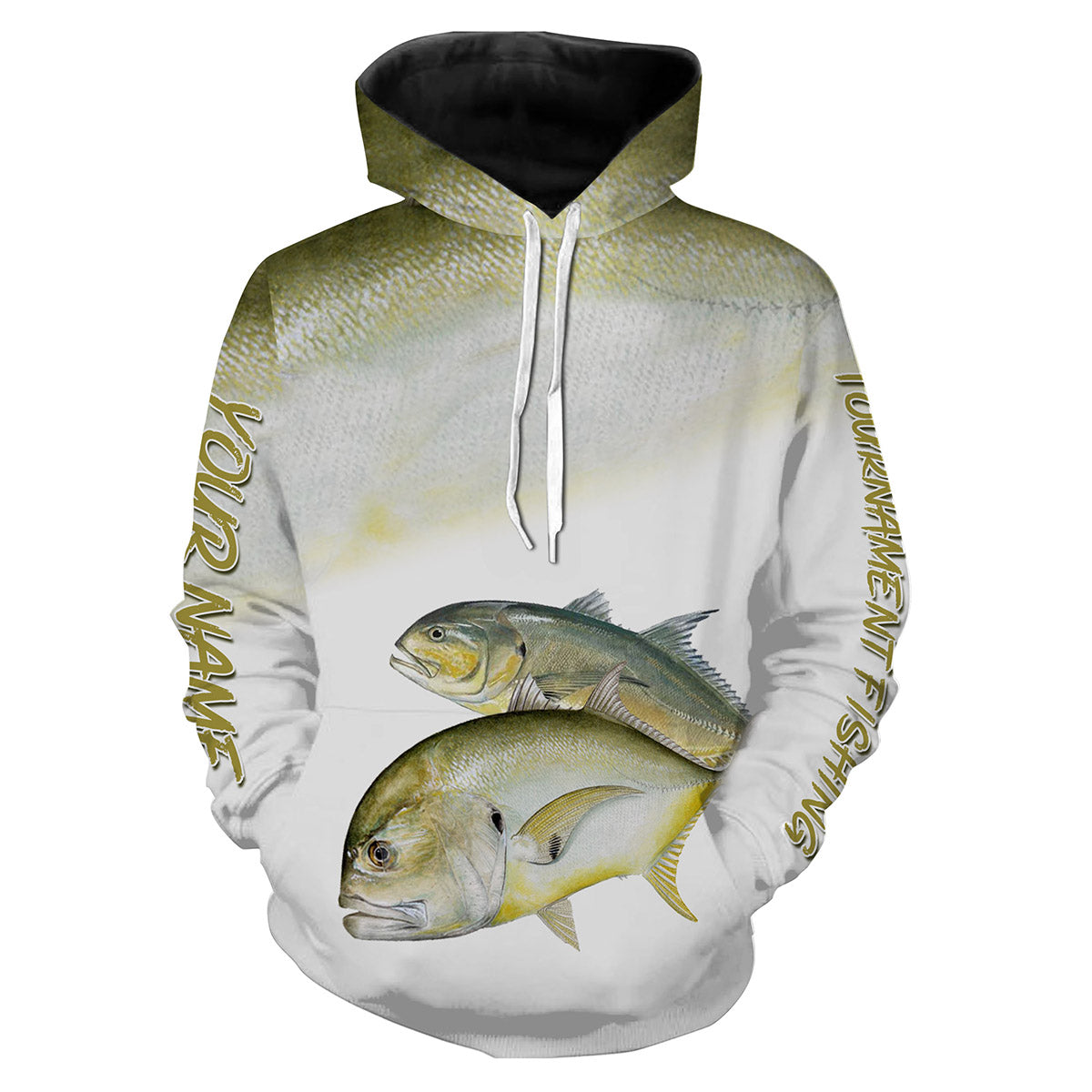 Jack Crevalle Tournament Fishing Customize Name All Over Print Shirts Personalized Gift Nqs185 Hoodie Hoodie