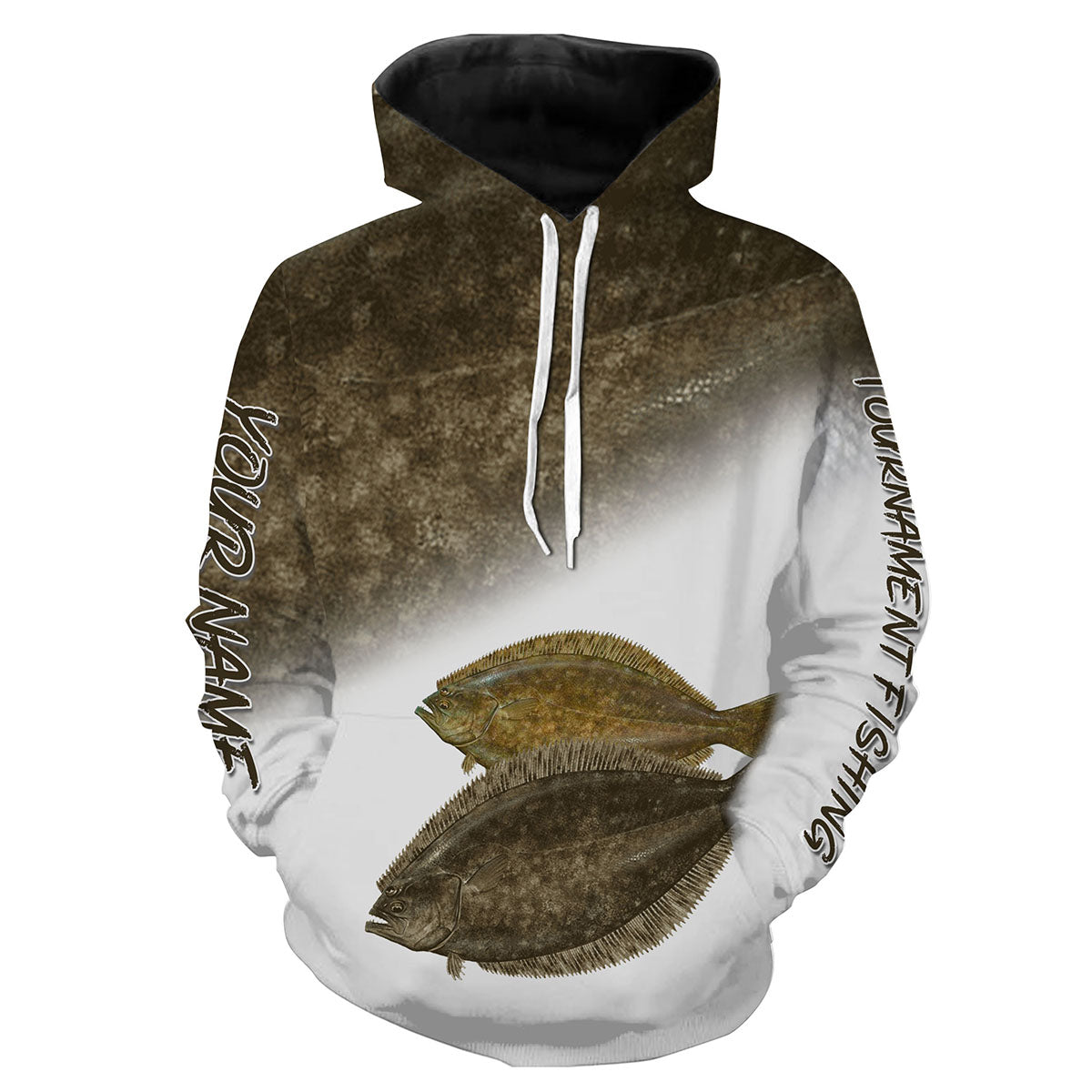 Flounder tournament fishing customize name all over print shirts personalized gift FSA42 Hoodie