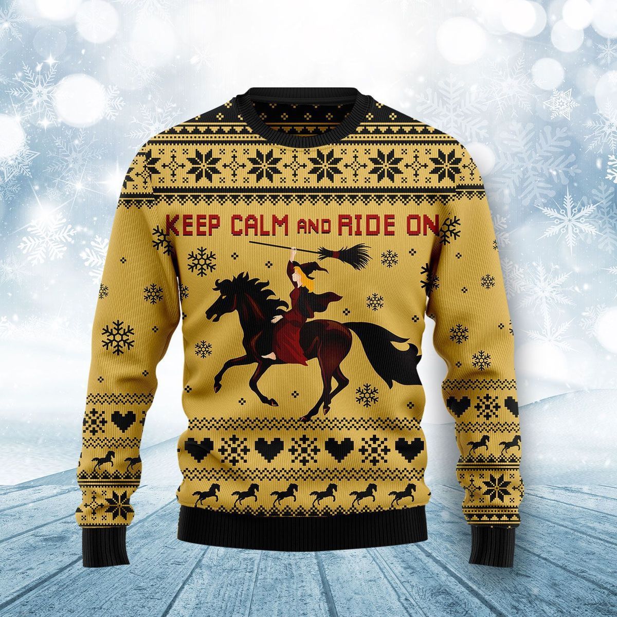 Horse Lover Ugly Christmas Sweater 