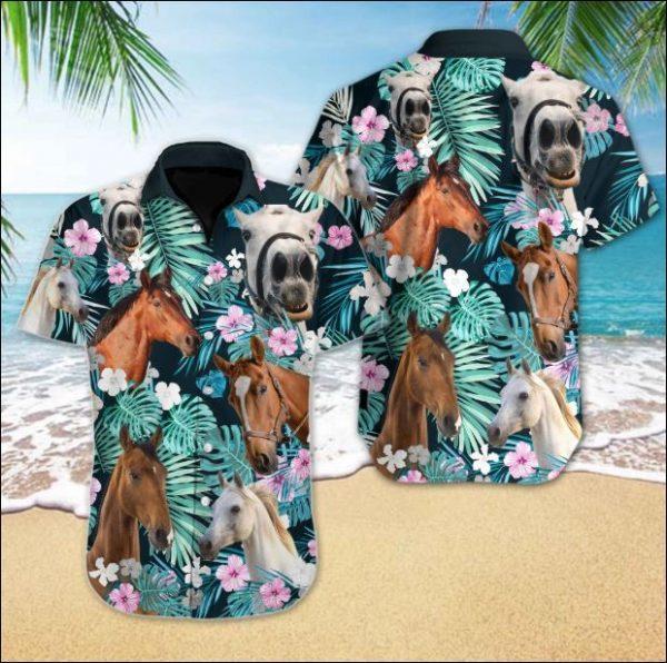 Horse Tropical Hawaiian Shirt | For Men & Women | Adult | HW4184