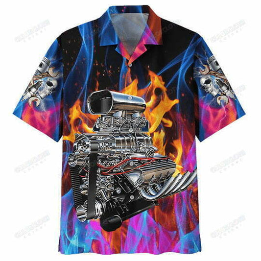 Rod Fire Hawaiian Shirt