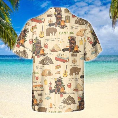 And Into The Forest I Go Camping Hawaiian Shirt Thh3165Hw