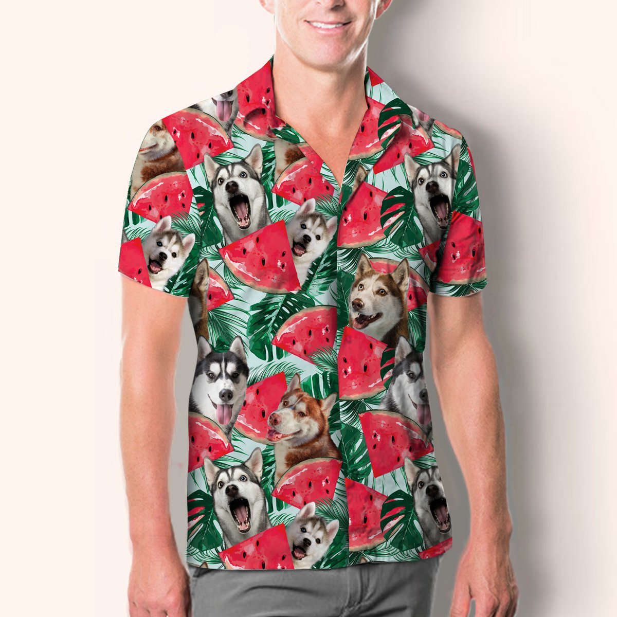 Husky - Hawaiian Shirt