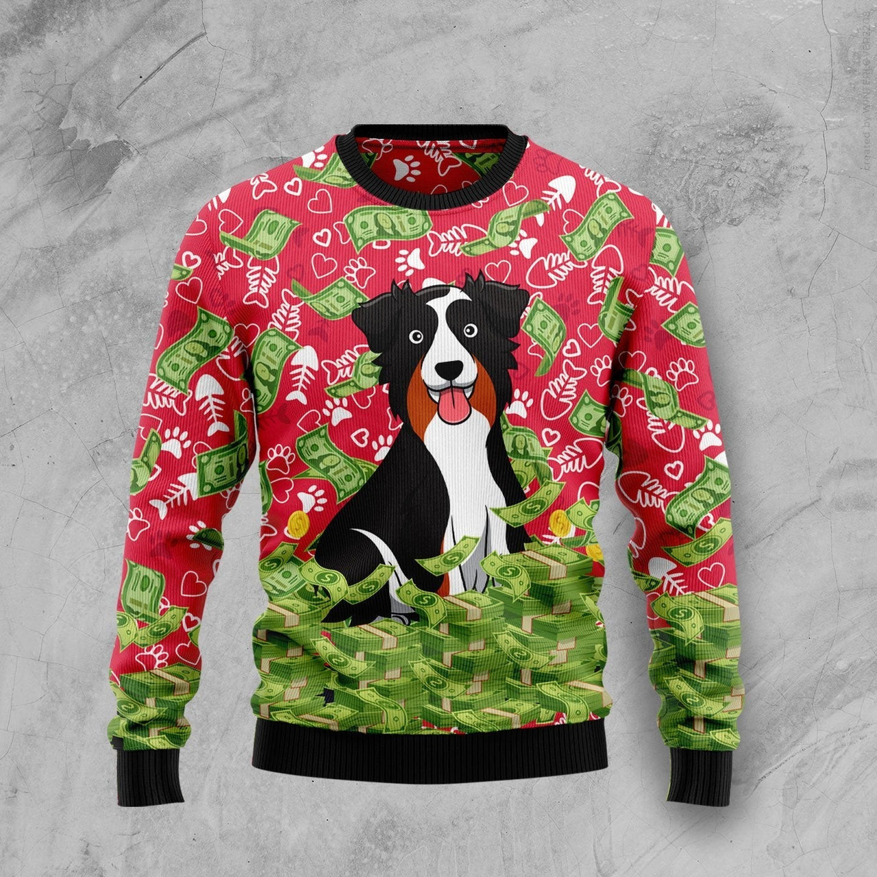 I Work Hard So That My Dog Can Have A Better Life Ugly Christmas Sweater 