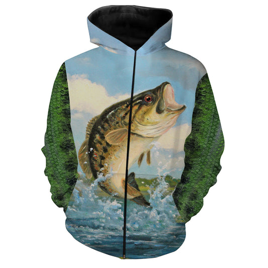 Bass Fishing 3D All Over Printed Shirts Personalized Gift TATS156