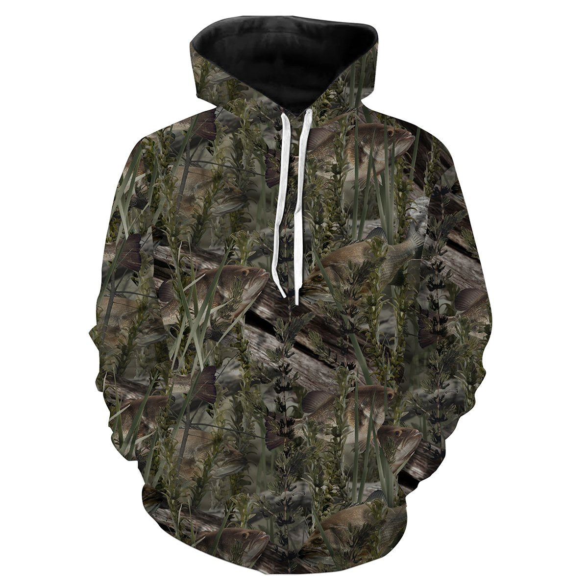 Bass Camo Fishing 3D All Over Printed Shirts Tats91 Hoodie Hoodie