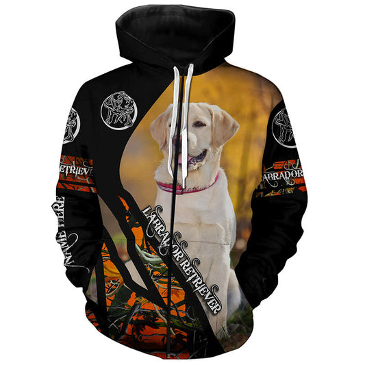 Labrador Retriever Dog Hunting camo Custom 3D Hoodie