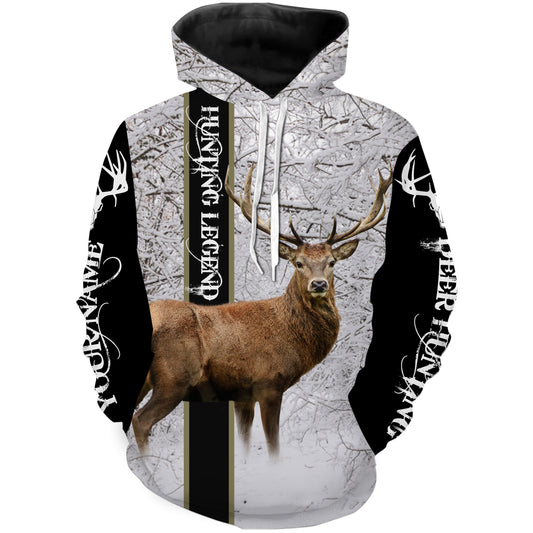 Personalized Deer Hunting Custom All Over Print Shirts  Hoodie Hoodie