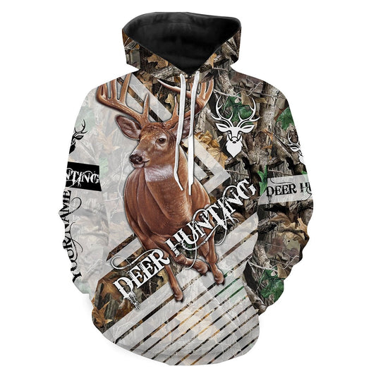 Deer hunting camo Customize 3D All over printed shirts for Hunting season - IPH2040