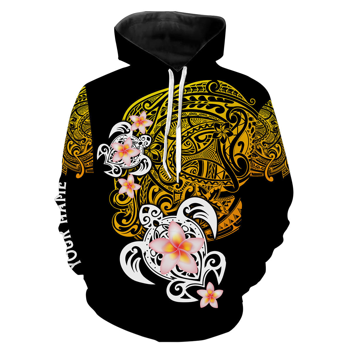 Sea Turtle Hawaiian Pattern Custom 3D All Over Print Shirts Hoodie Hoodie