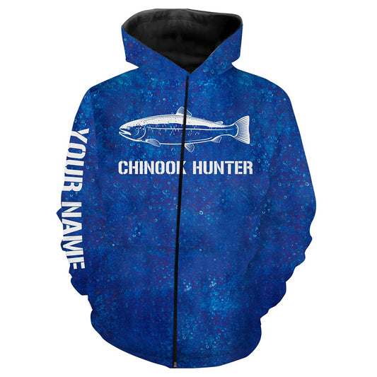 Chinook Salmon (King Salmon) Fishing Hunter Custom name All over print shirts - personalized fishing gift for men