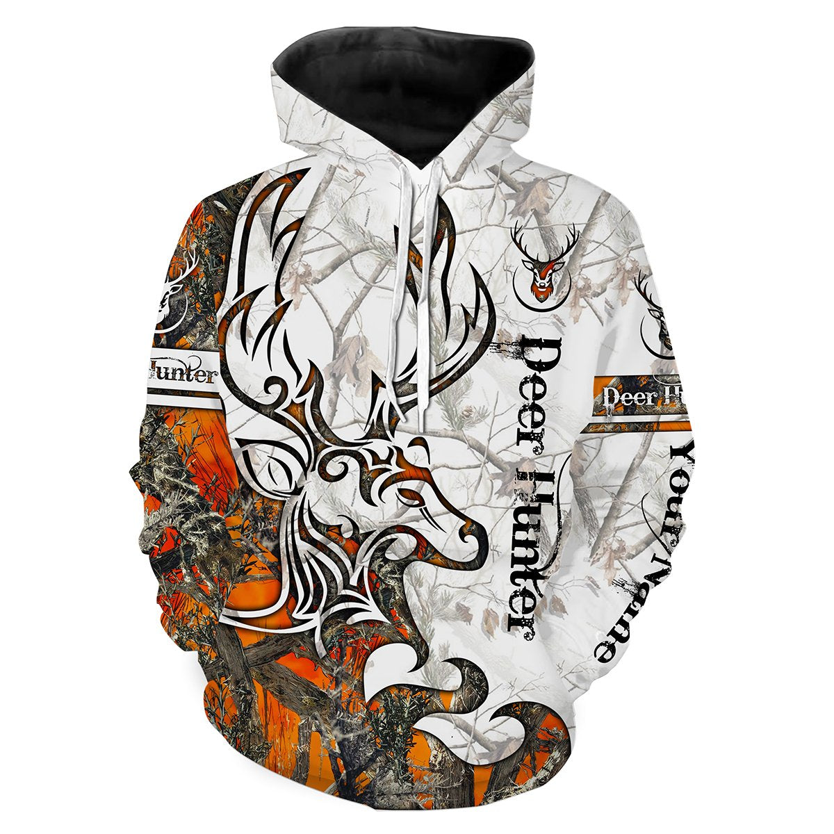 Personalized Deer Hunting Orange Camo All Over Printed Shirts Various Styles To Choose Hoodie Hoodie Hoodie