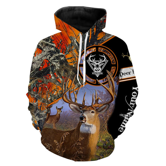 Deer Hunting Orange Camo Customize All over printed shirts - personalized Hunting gift for men