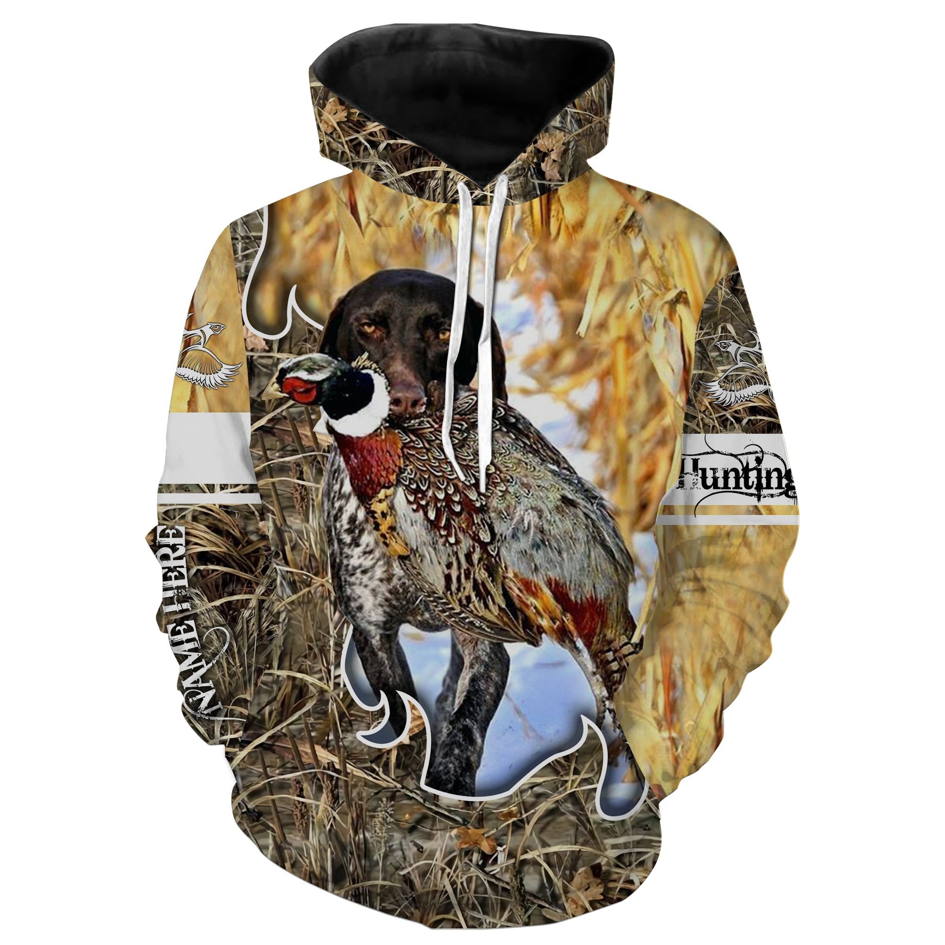 German Shorthaired Pointer GSP Dog Hunting camo Pheasant Hunting Custom 3D Full printing shirts for men, women and kids - IPHW137