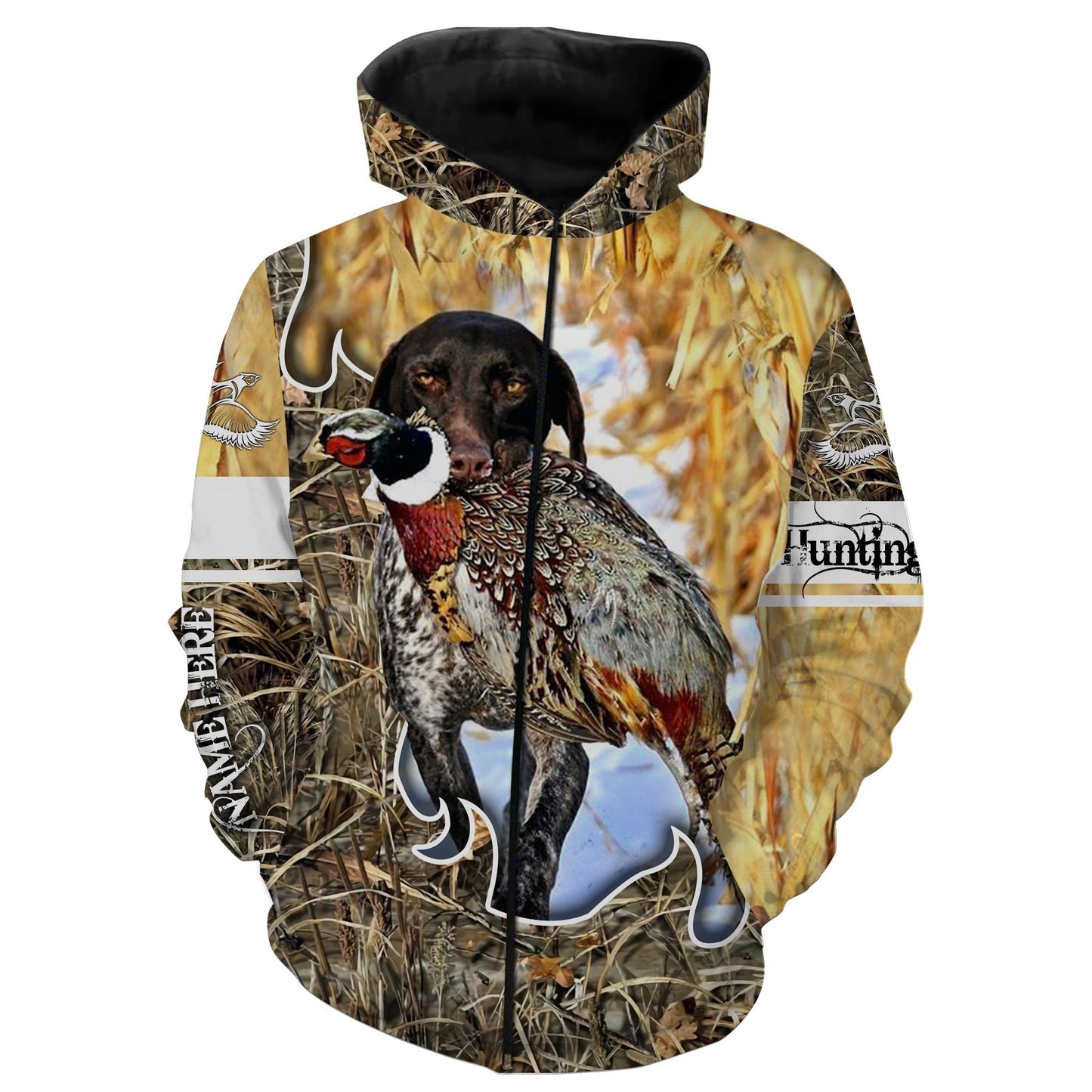 German Shorthaired Pointer GSP Dog Hunting camo Pheasant Hunting Custom 3D Full printing shirts for men, women and kids - IPHW137