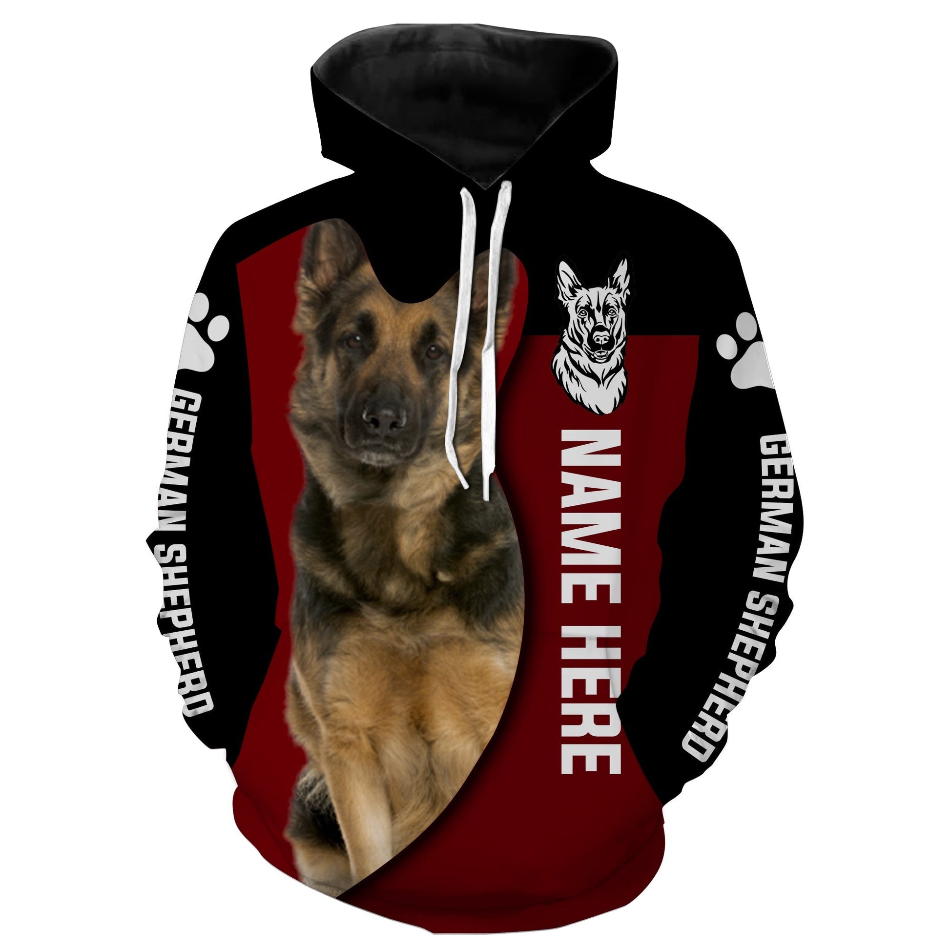 German Shepherd Dog Hunting Full printing Custom All over print shirts Hoodie