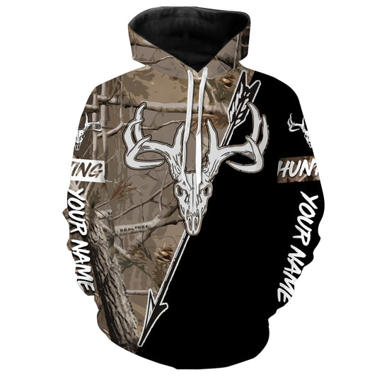 Personalized Bow Hunter Deer Hunting Camo Archery Custom All Over Print Shirts For Men Hoodie Hoodie