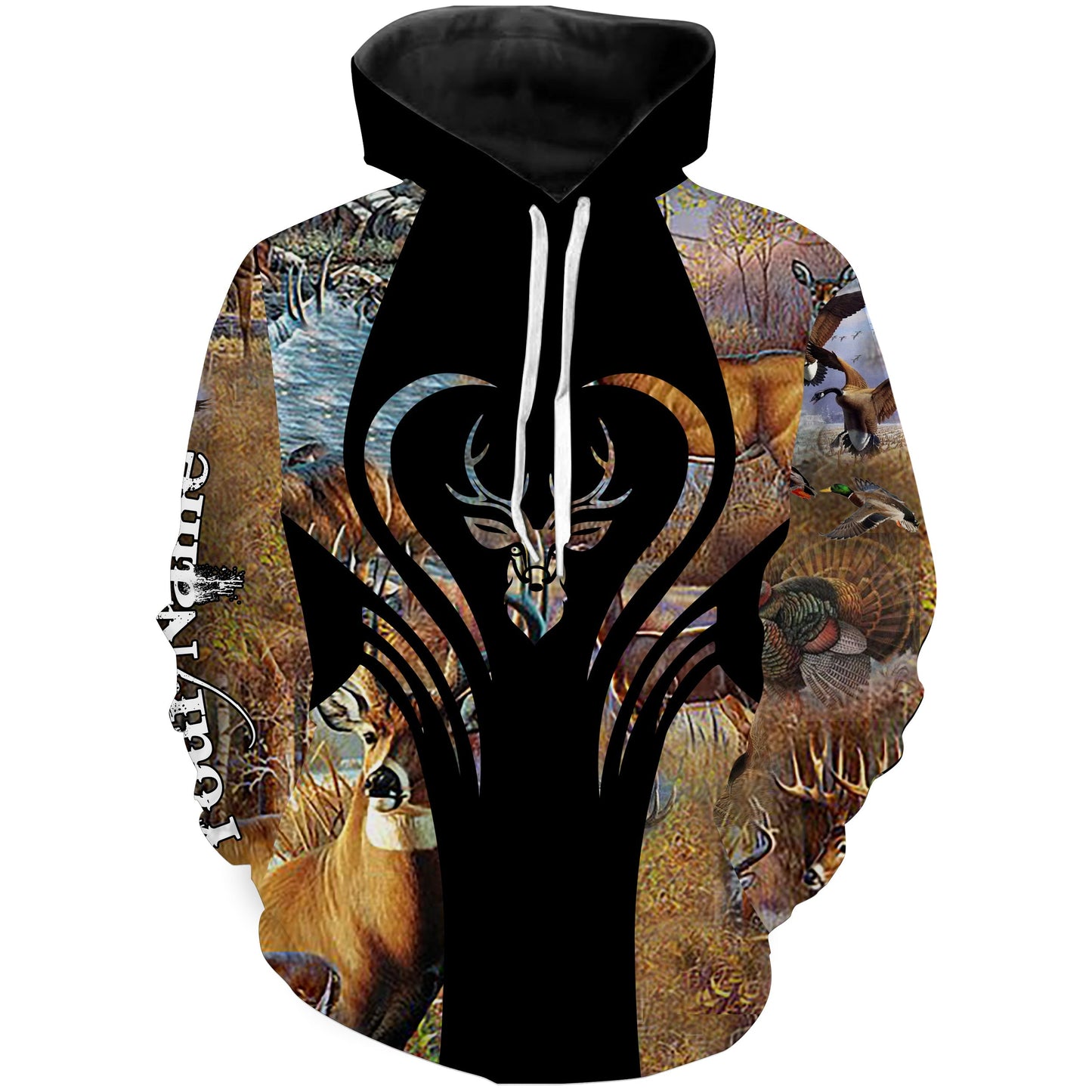 Best Deer Hunting Camo Custom All Over Print Shirts For Deer Hunter In Deer Season Hoodie Hoodie