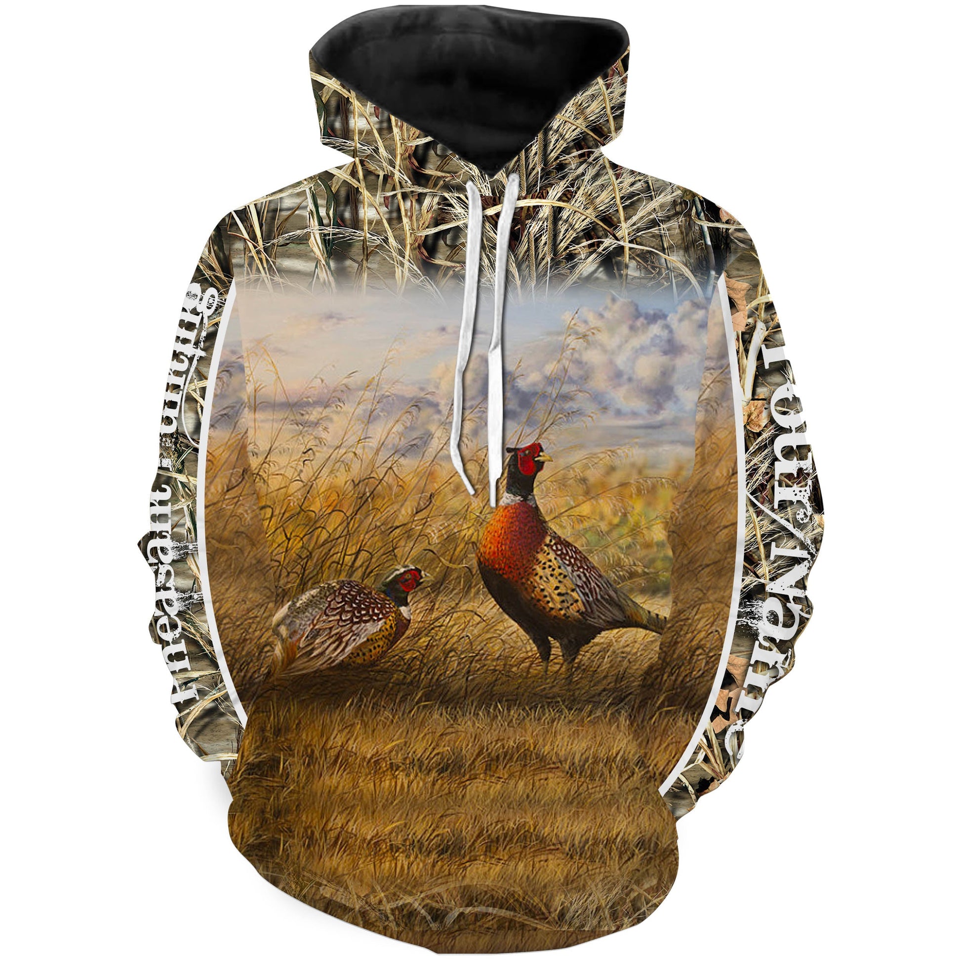 Pheasant hunting upland hunt shirts Customize Name 3D All Over Printed Shirts NQS1139