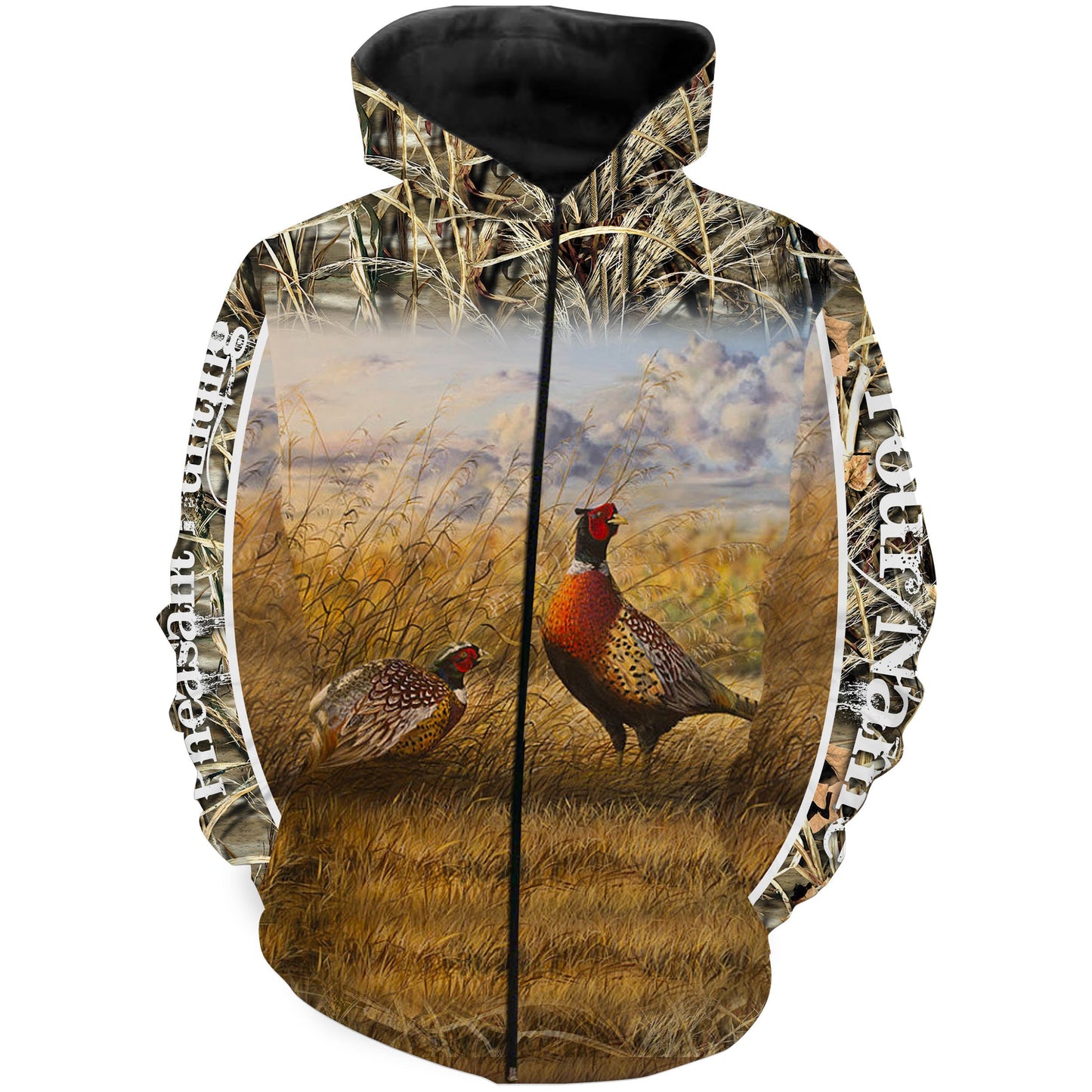 Pheasant hunting upland hunt shirts Customize Name 3D All Over Printed Shirts NQS1139