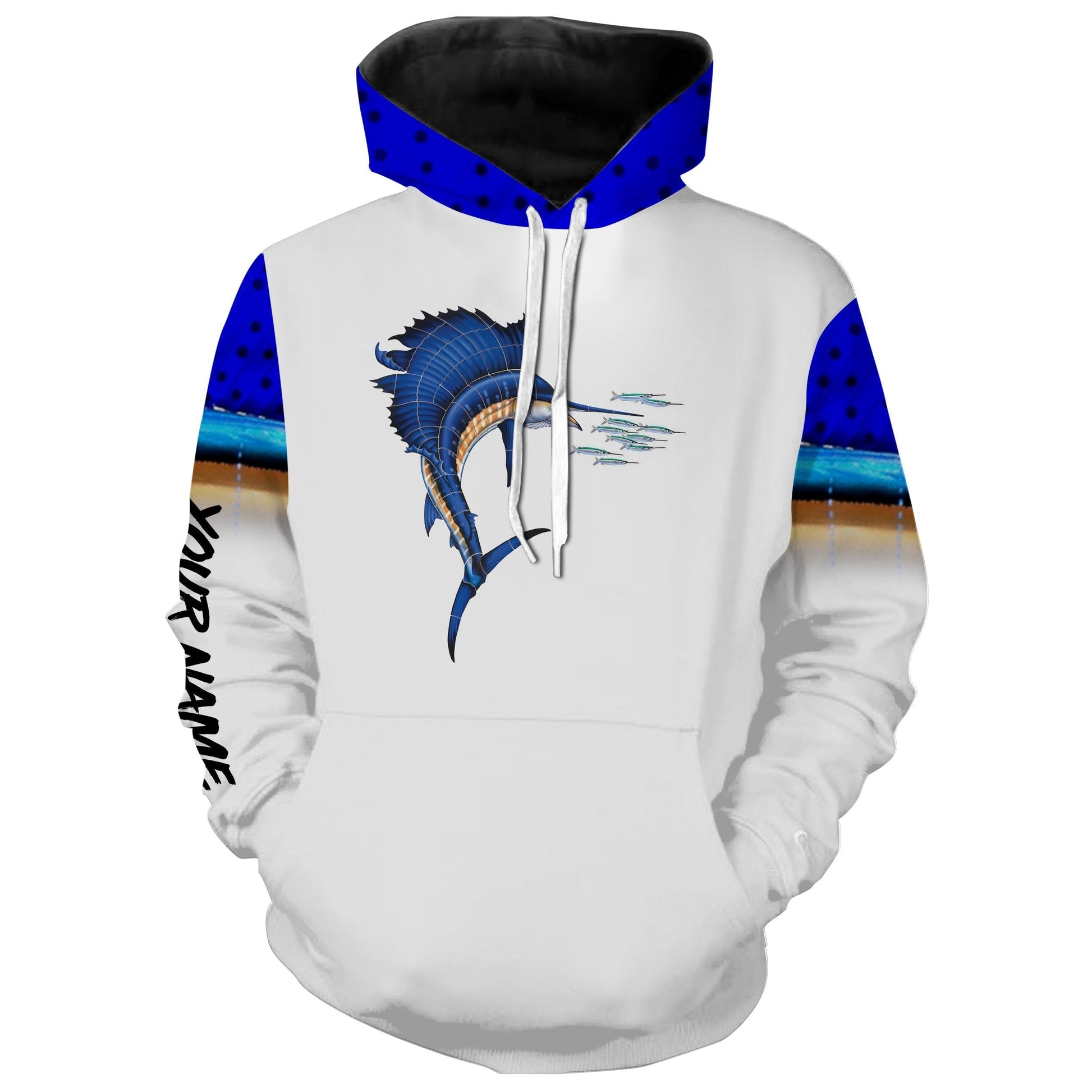 Sailfish Fishing 3D All Over print shirts personalized fishing apparel for Adult and kid NQS579 Hoodie