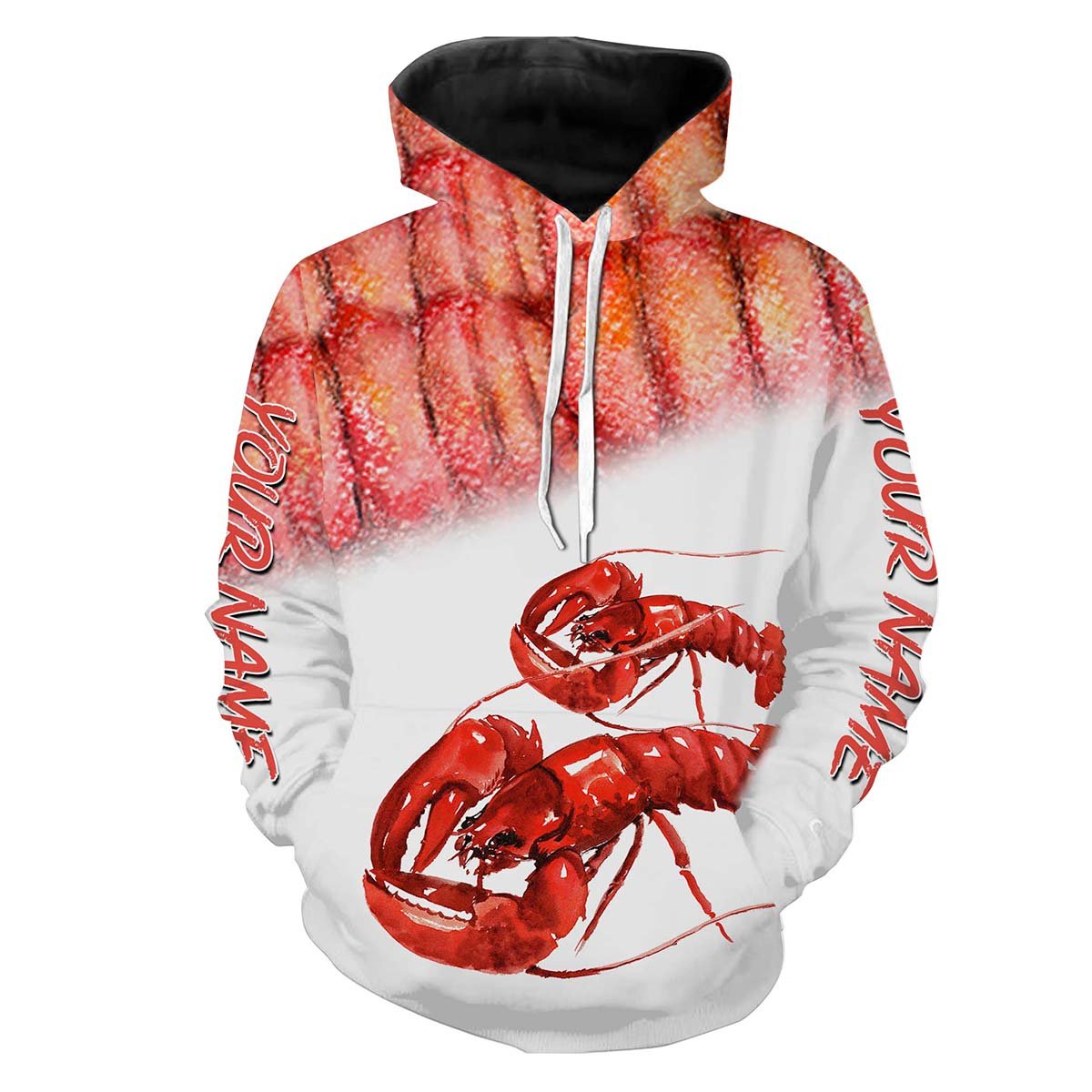 Lobster fishing customize name all over print shirts personalized gift NQS227