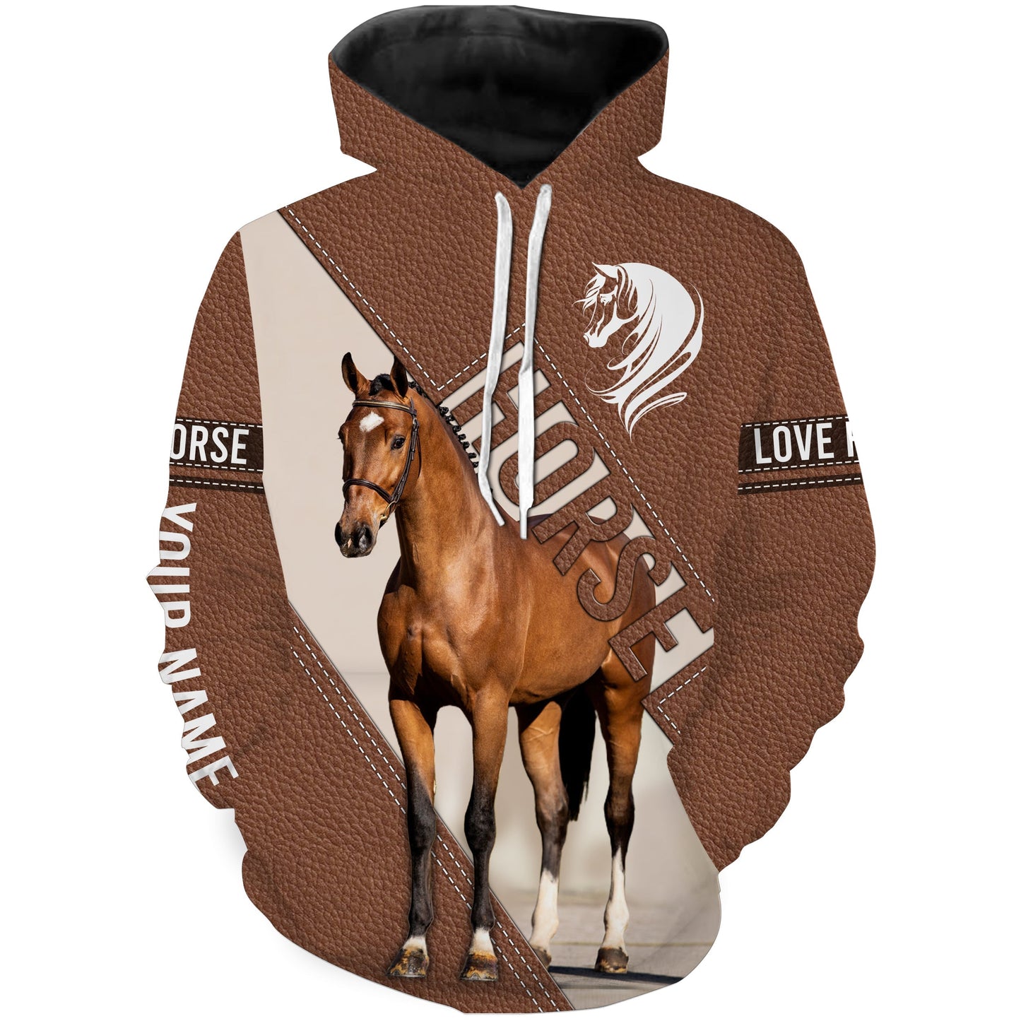 Warmblood horse leather Custom Horse Shirts personalized equestrian clothing