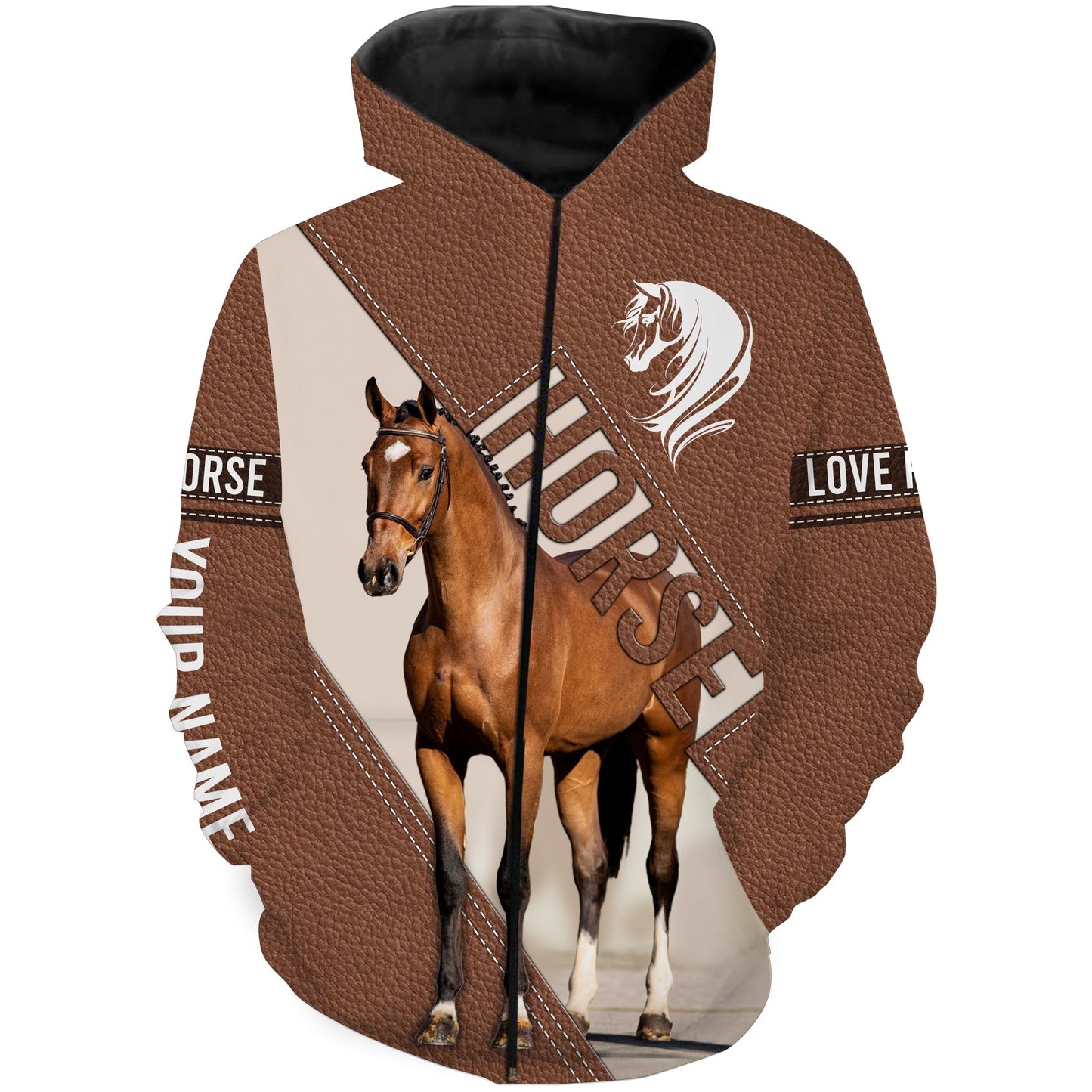 Warmblood horse leather Custom Horse Shirts personalized equestrian clothing