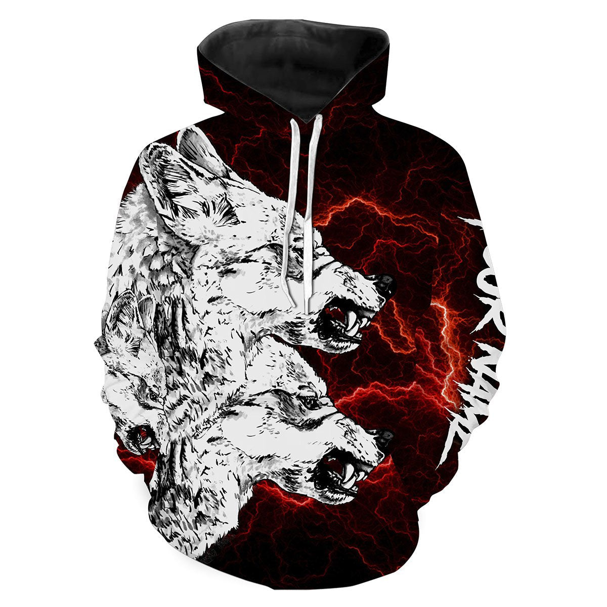 Coyote Hunting Tattoo Customize Name 3D All Over Printed Shirts Personalized Gift For Adult And Kid Nqs713 Hoodie Hoodie