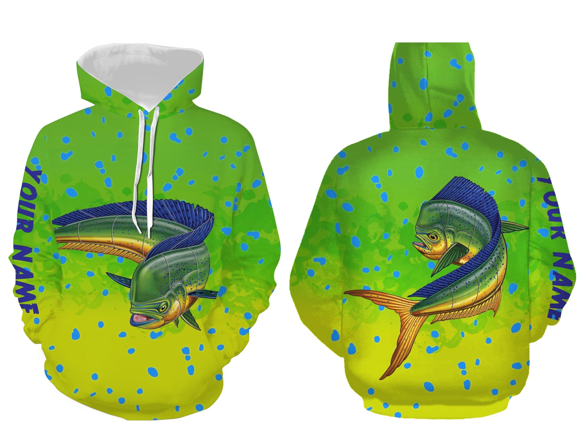 Mahi mahi Fishing Customize Name 3D All Over Printed Personalized Fishing Shirts NQS281 Hoodie