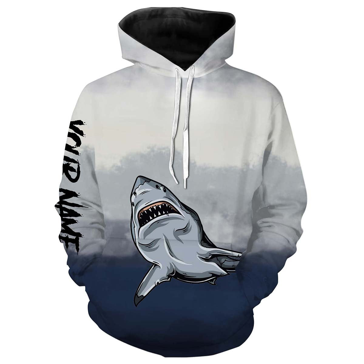 Shark Fishing Customize Name 3D All Over Printed Personalized Fishing Shirts Nqs282 Hoodie Hoodie