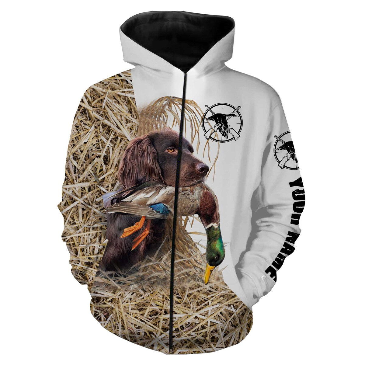 Mallard Duck Hunting Boykin Spaniel Camo Waterfowl Custom Name hunting shirts duck hunting apparel NQS3775