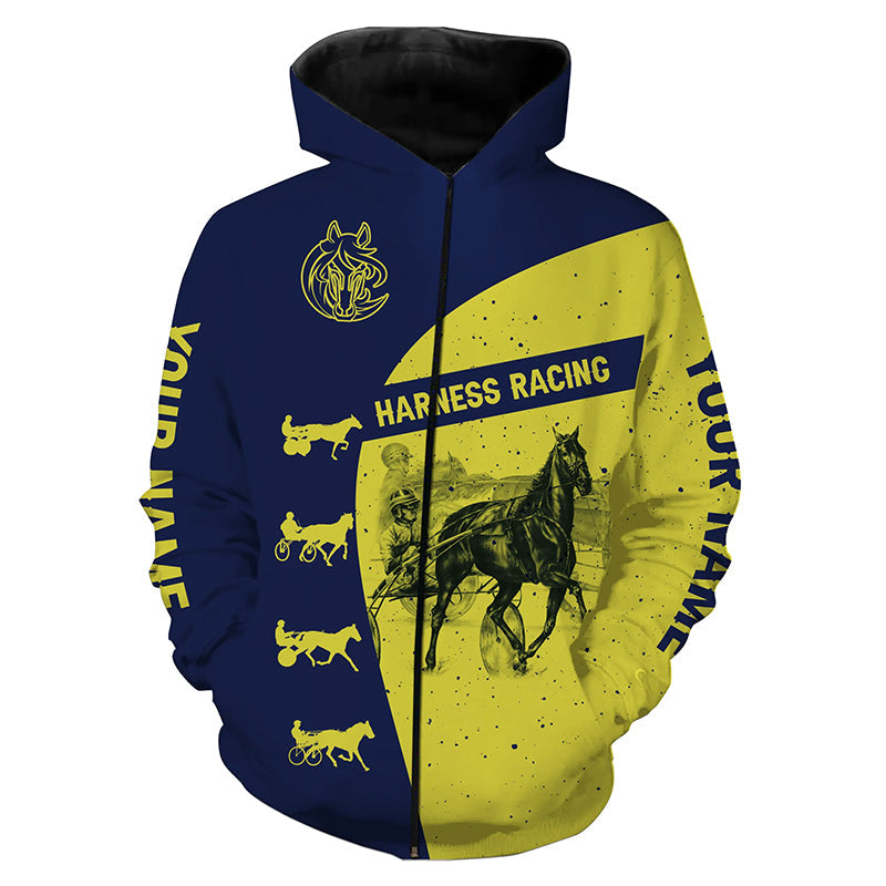 Harness racing custom name horse riding horse shirts, personalized horse gift for men, women, kid NQS4247