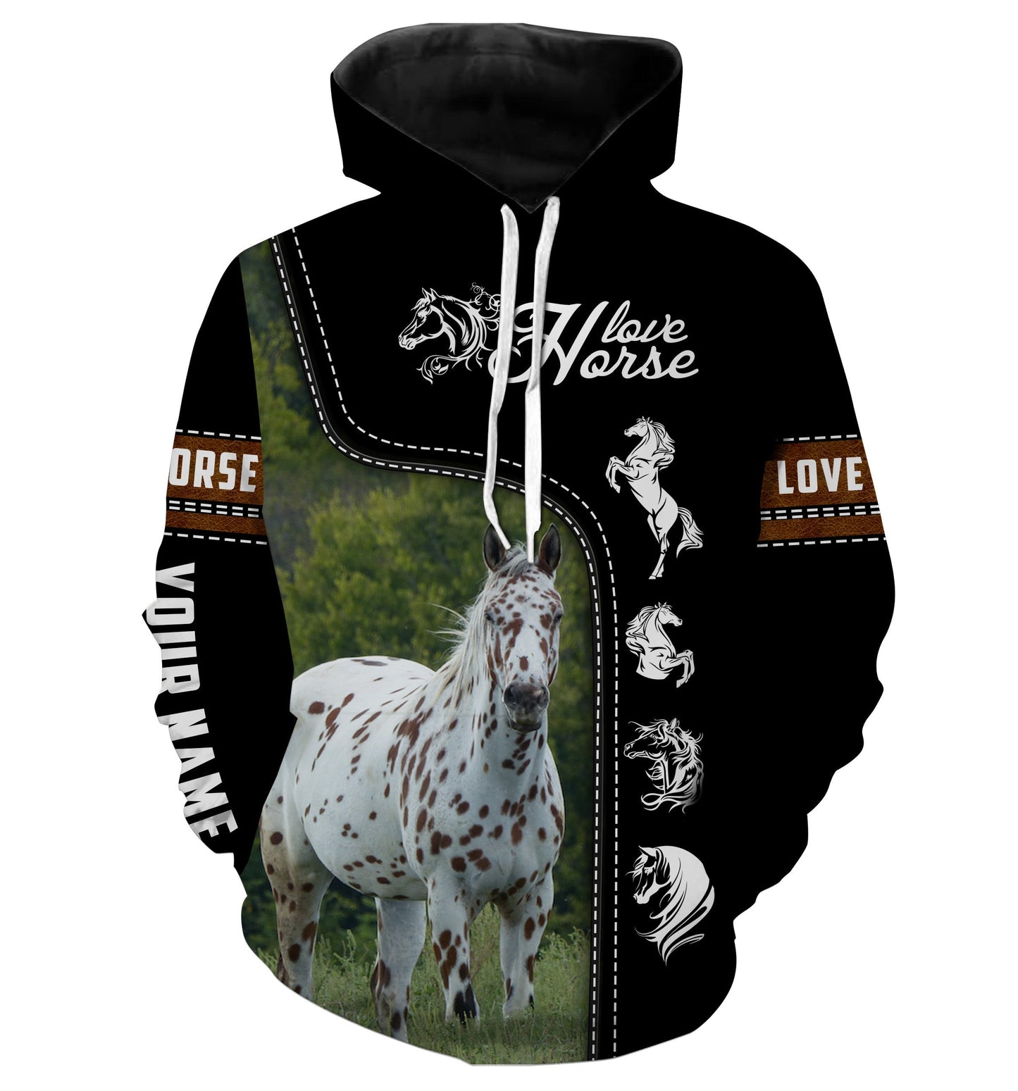 Appaloosa horse shirts Customize Name 3D all over printed shirts, horse lovers gifts NQS1150