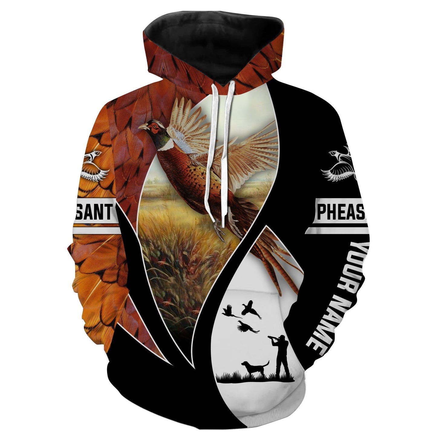 Pheasant hunting with dog clothes upland hunting 3D All Over Printed Shirts NQSD105 Hoodie