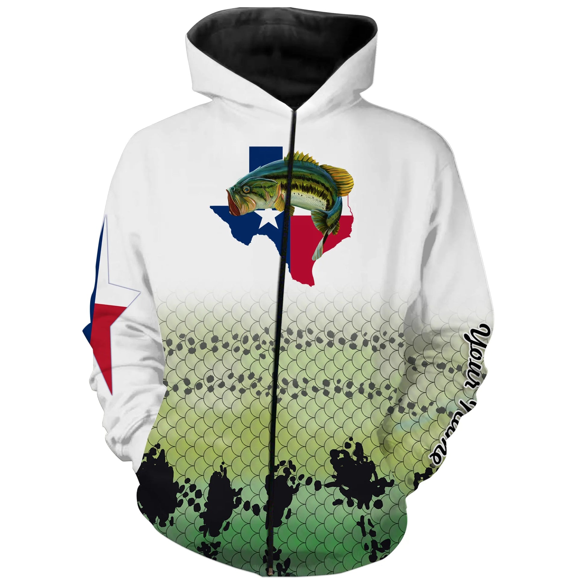 Bass Fishing Skin Texas Fishing 3D All Over print shirts personalized fishing Gift for Adult and kid NQS566