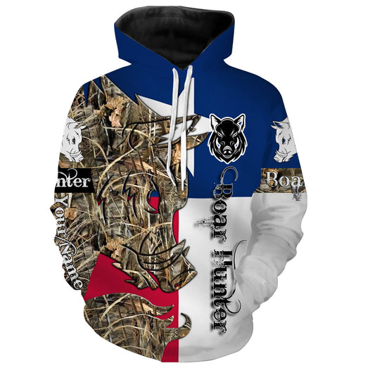 Texas hog hunting camouflage clothes Customize Name 3D All Over Printed Shirts plus size NQS1030