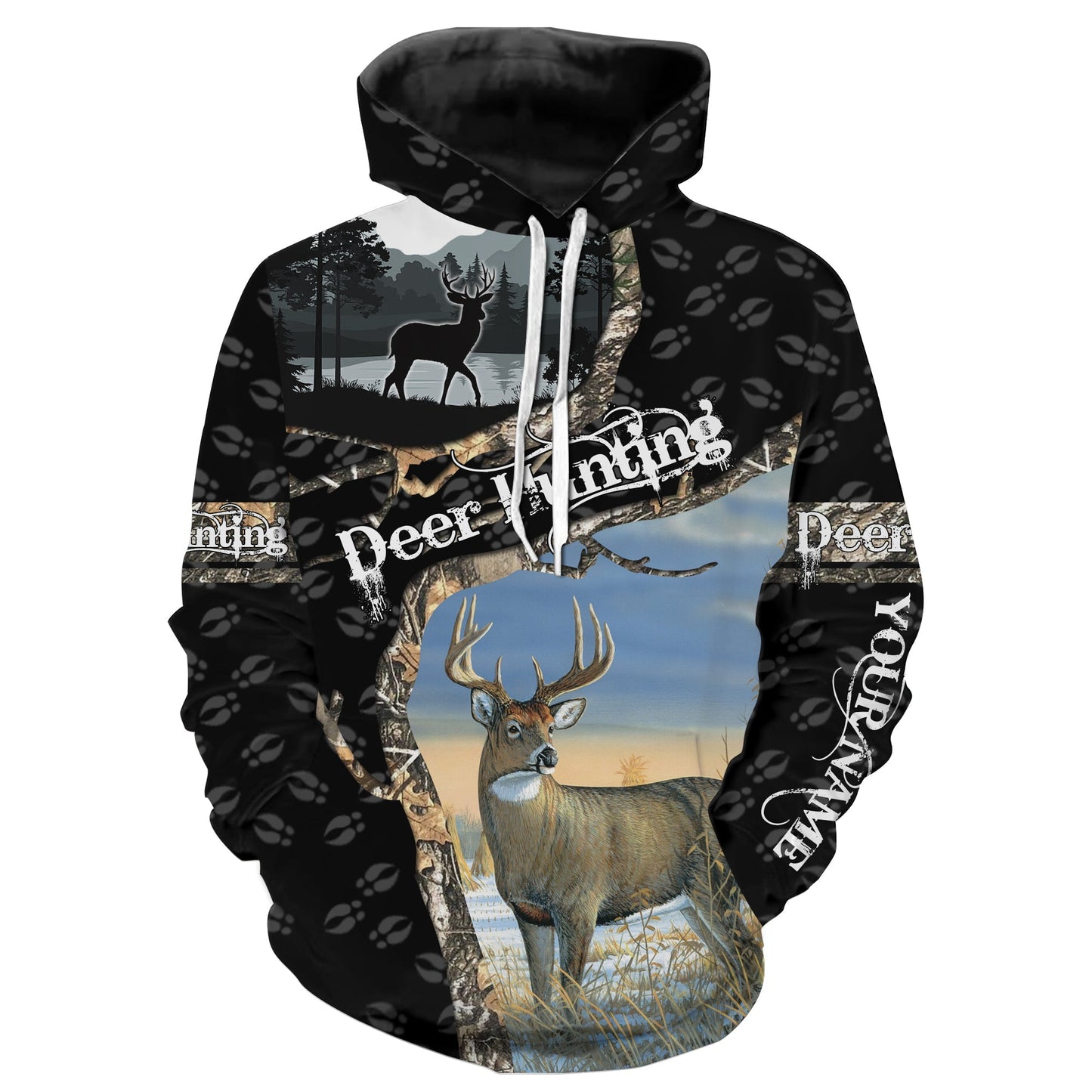 Deer Hunting camouflage big game hunting Customize Name 3D All Over Printed Shirts NQS1091